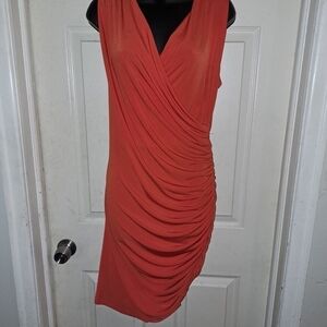Sofia Vergara orange dress size small A-25